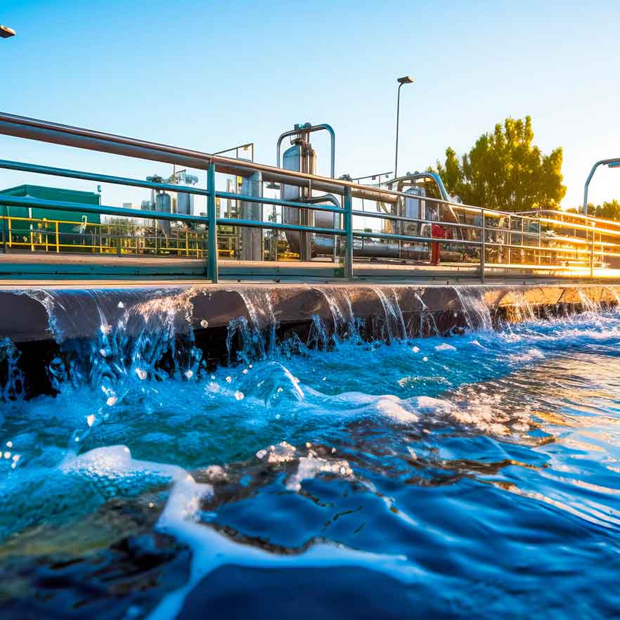 Vandvaerk Vand Der Løber Ned Closeup