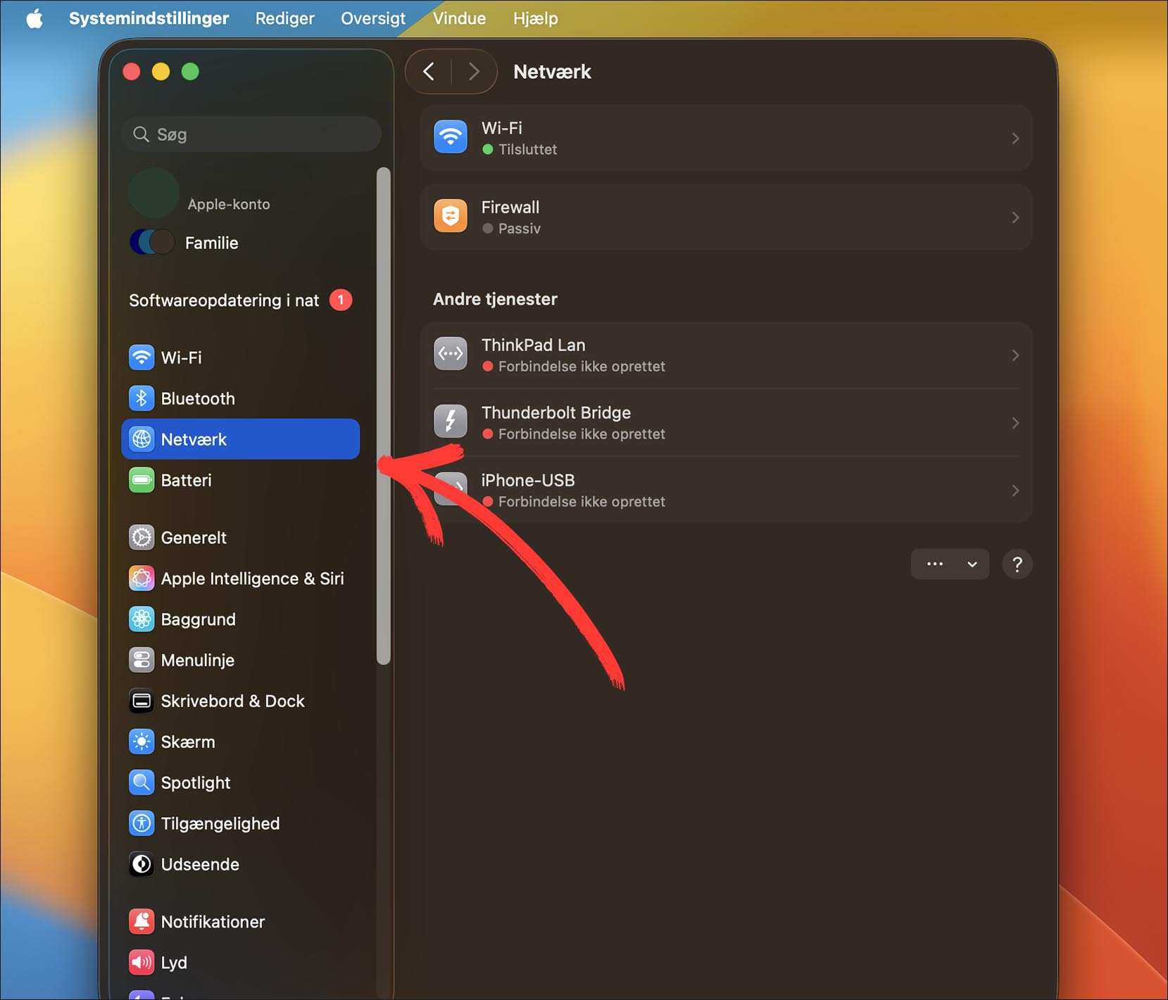 MAC adresse på MacOS Step 2