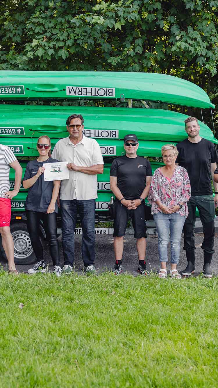 Green Kayak Fællesbillede Mobil