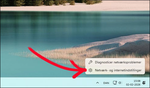 MAC adresse på Windows Step 1